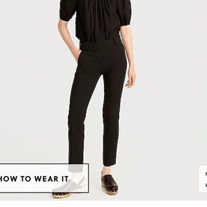 J. Crew Cameron Black Pants 8 Tall